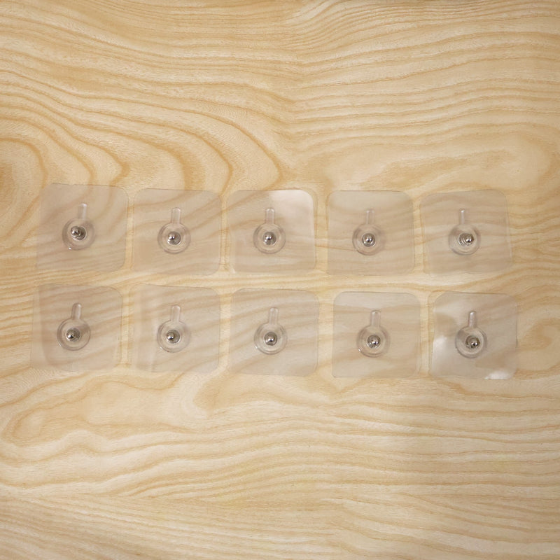 Wall hooks being used for organizing everyday items