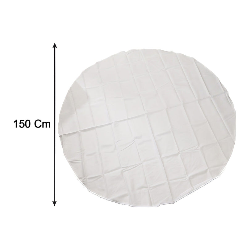 Multipurpose white round table mat, stylish and protective