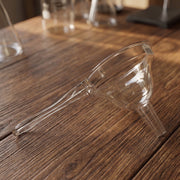 Funnel used to transfer oil in kitchen
