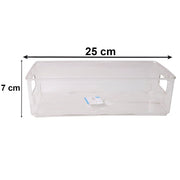Size guide for transparent storage box