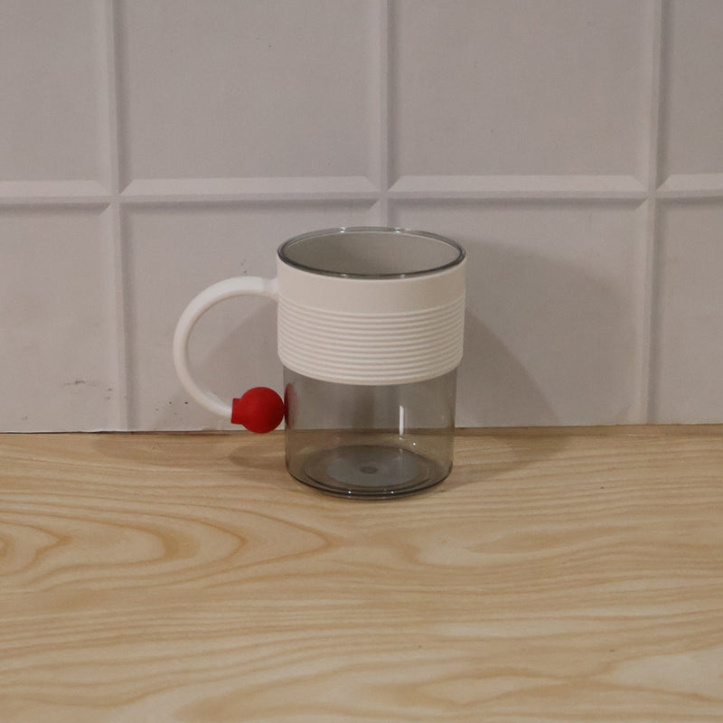 Packaged box of stylish plastic tea and coffee mugs