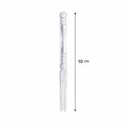 Size guide for mini disposable fruit forks