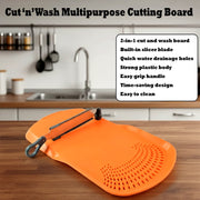 Packaged Apex Cut 'n' Wash multipurpose cutting board with knife