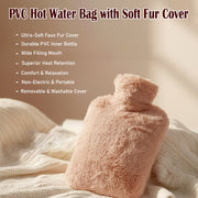 PVC hot water bag for winter warmth and pain comfort