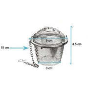 Reliable stainless steel tea strainer designed for effortless tea straining in any setting.