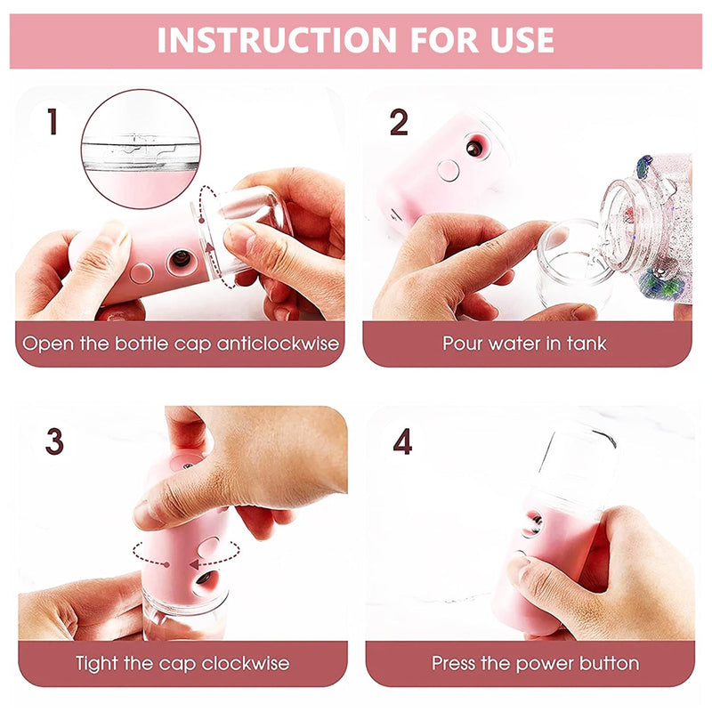 Portable facial humidifier design