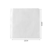 Oil-absorbing cooking paper used for draining excess oil from freshly fried pakoras.