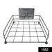 1582 Stainless Steel Wall Mount Set Top Box Stand 