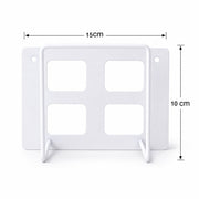 Size guide for  WiFi router wall mount bracket stand