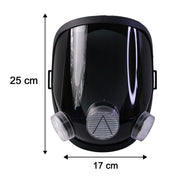 Size guide for full face safety mask