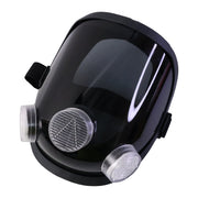 Close-up of respirator mask filter detail