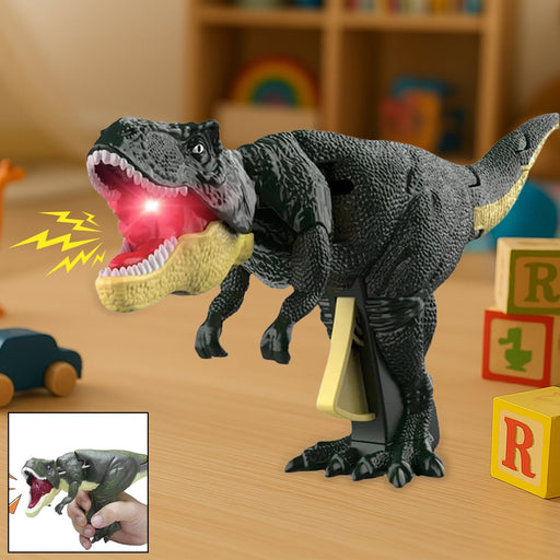 Dinosaur Roaring Toy with sound and light features, ready for play.