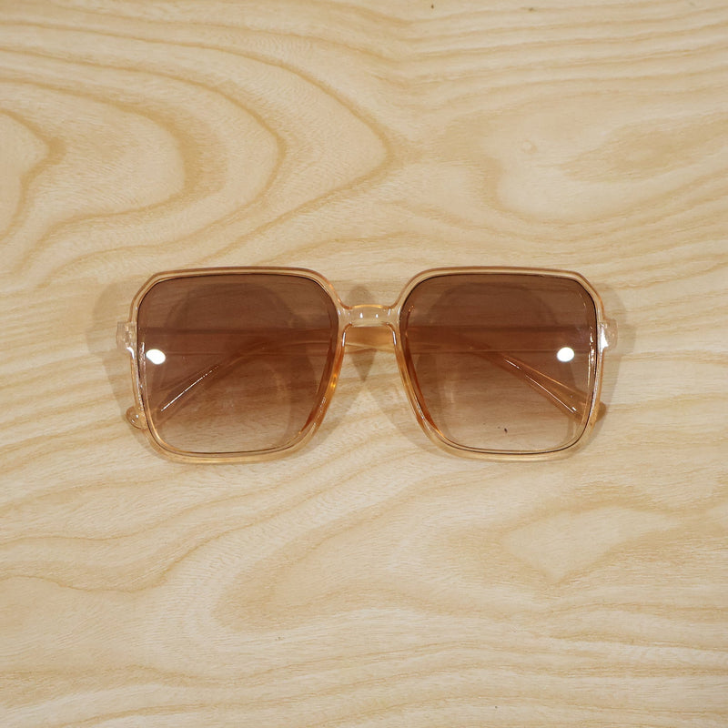 Detail view of trendy sunglasses for men and women