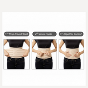 Breathable fabric detail of the waist trimmer belt, highlighting comfort and flexibility.