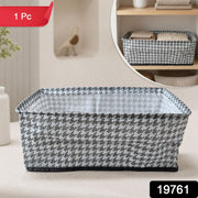 Fabric storage basket pack showcasing collapsible design