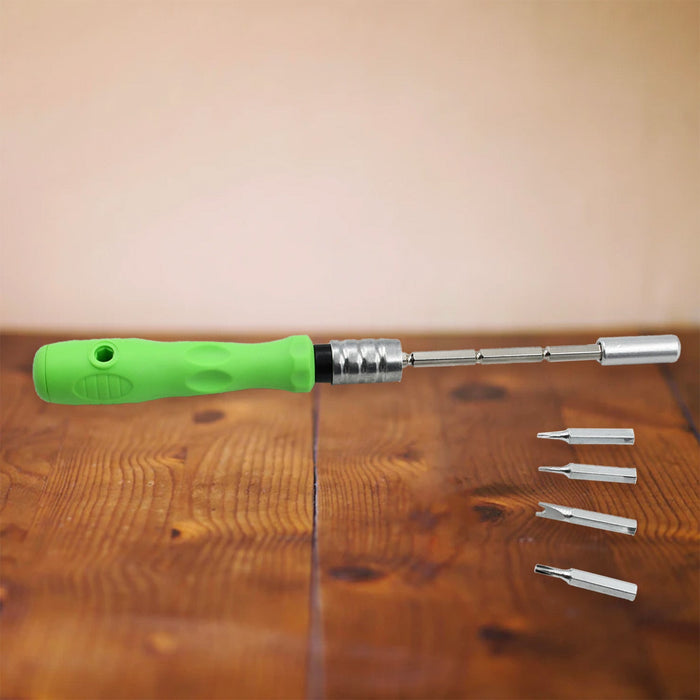 30 IN 1 MINI SCREWDRIVER BITS SET WITH MAGNETIC FLEXIBLE EXTENSION ROD