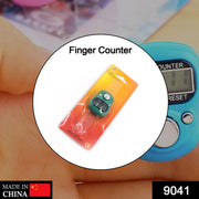 9041 Manual Hand Finger Counting Machine Digital Head Electronic Tally Counter 