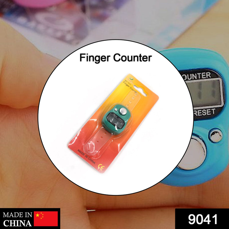 9041 Manual Hand Finger Counting Machine Digital Head Electronic Tally Counter 