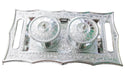 2227 Multipurpose Decorative Multi Storage Mukhwas Dani/Serving Tray 
