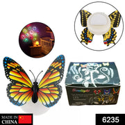6235 The Butterfly 3D Night Lamp Comes with 3D Illusion Design Suitable for Drawing Room, Lobby. 