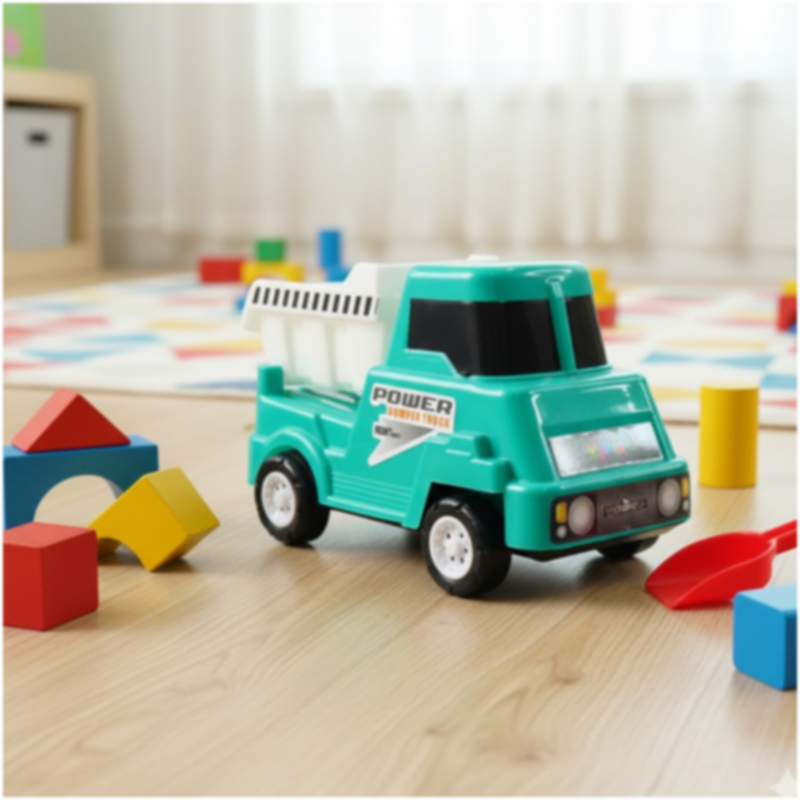 Child's dump truck vehicle toy designed for creative role-play