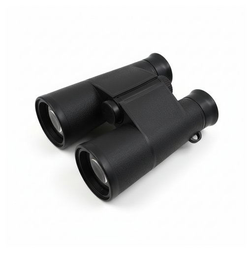 Front view of Learning Toy Binoculars with clear, magnified lenses.