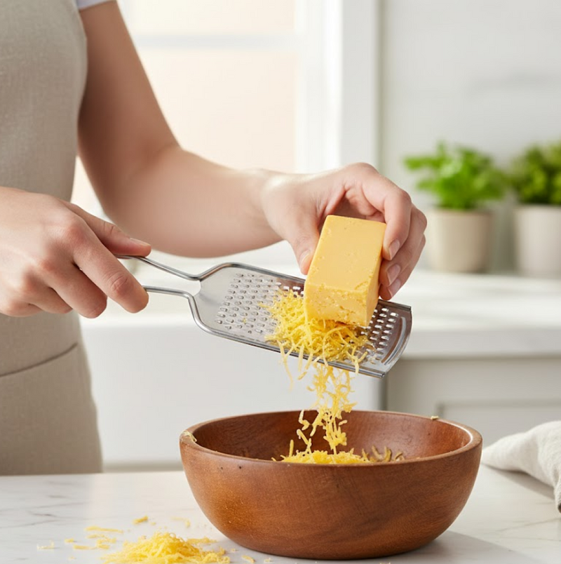 Close-up of the multi-functional kitchen gadget components
