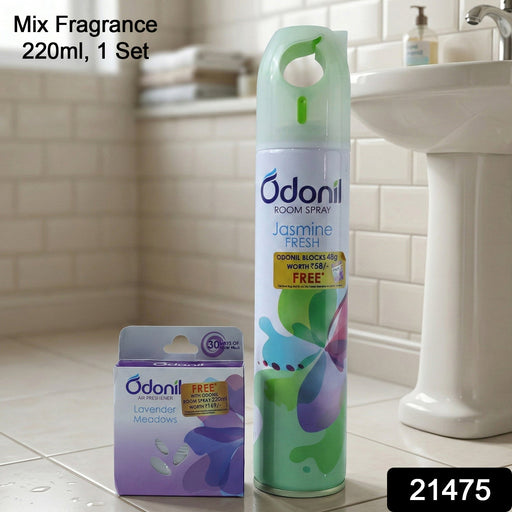 Home fragrance spray and long-lasting solid air freshener blocks