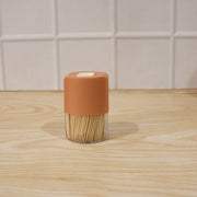 Daily use toothpick dispenser on neat dining setup