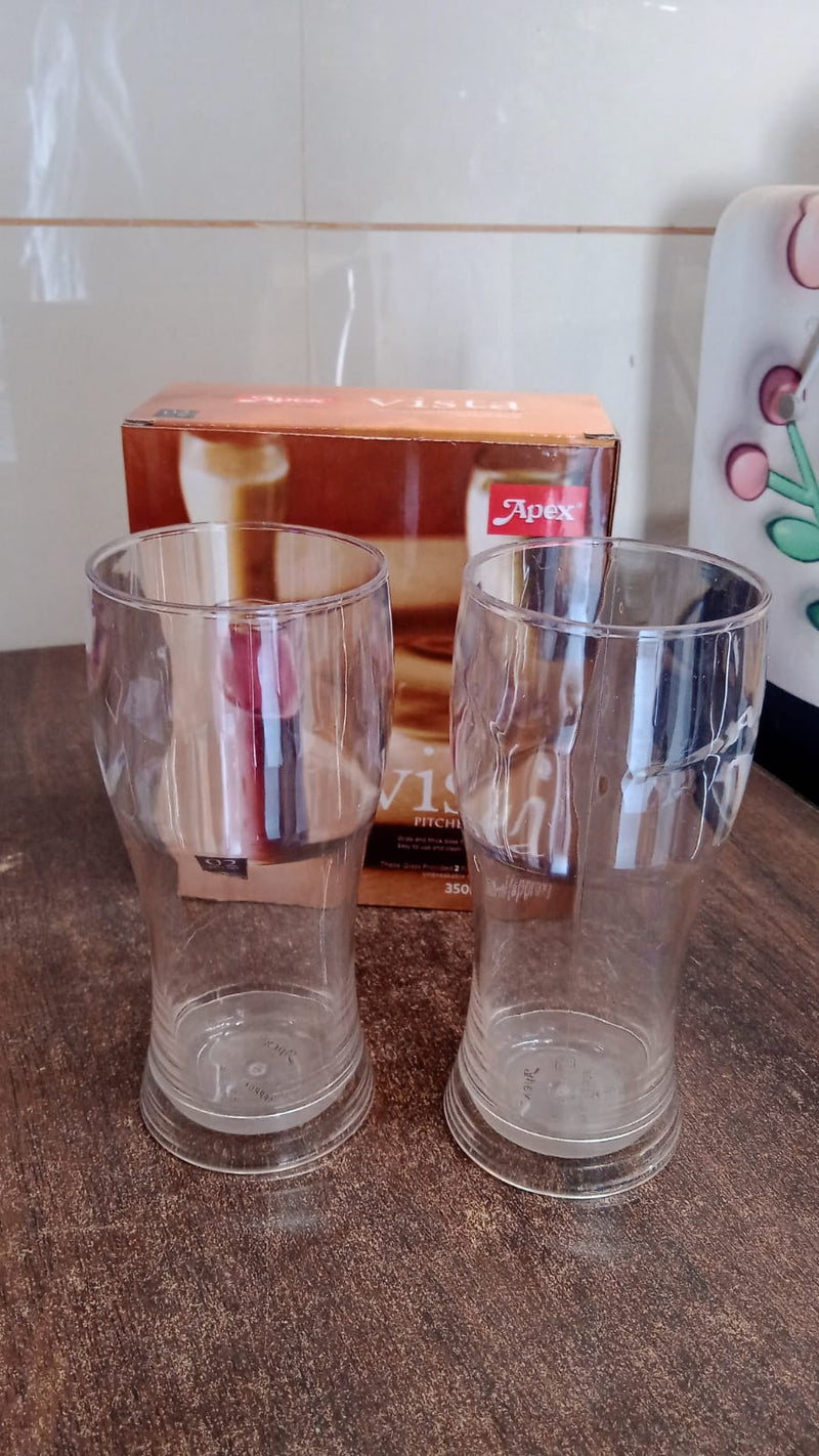 Packaging of Apex Vista unbreakable pitcher glass set 350ML