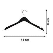 Size guide for cloth hanger in wardrobe use
