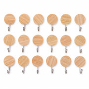 Wall hooks with a white background for size reference