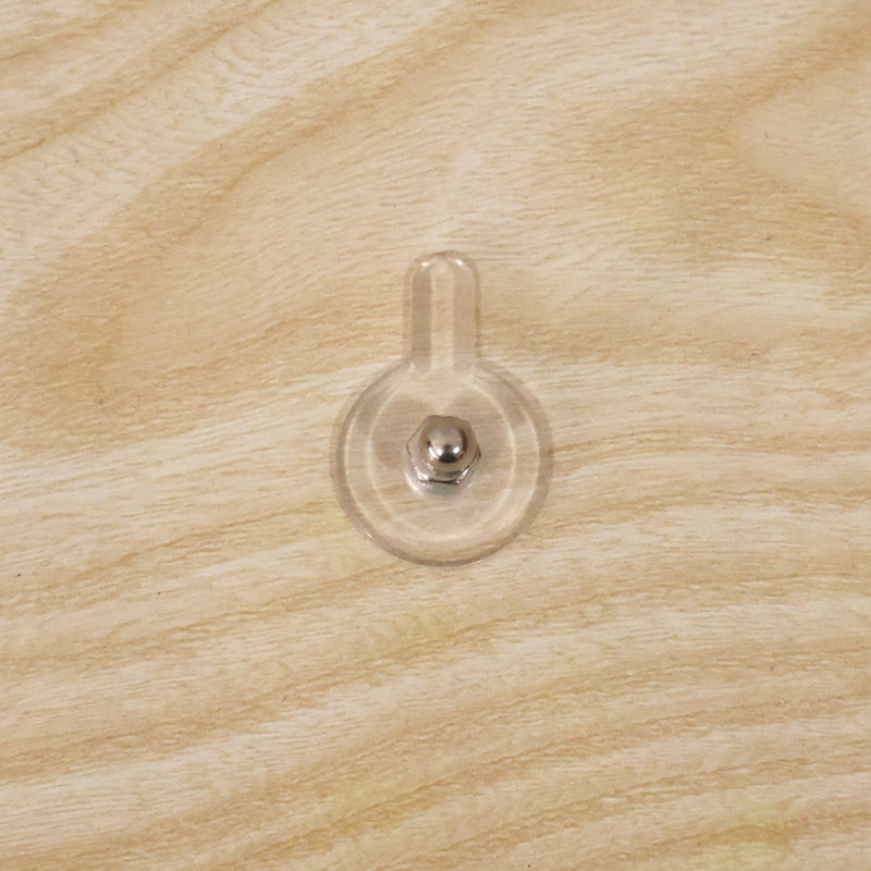 Everyday use of adhesive wall hook for home organization