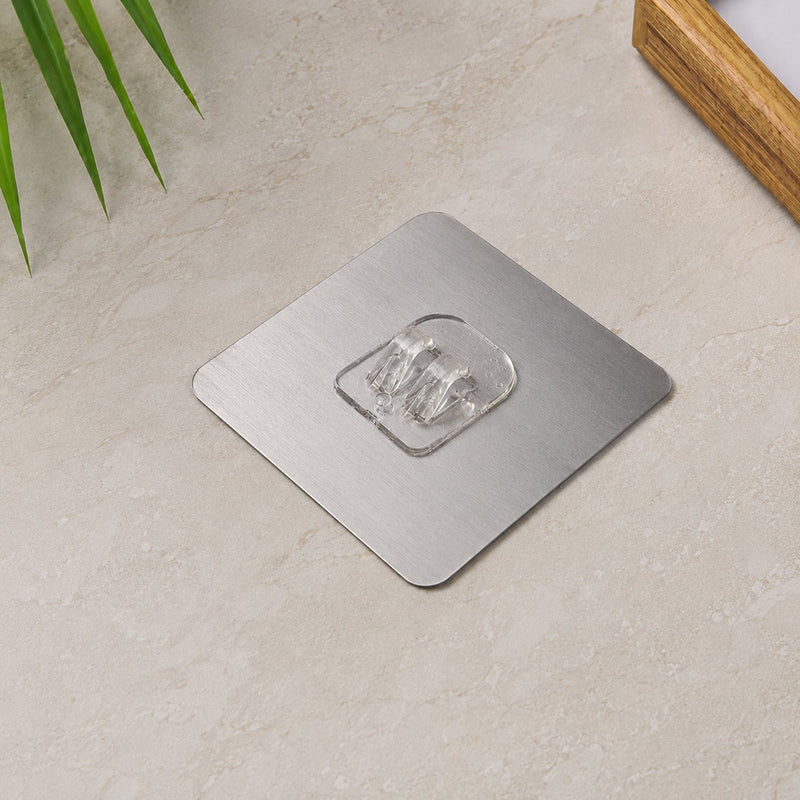 Heavy duty self adhesive wall hook on smooth surface
