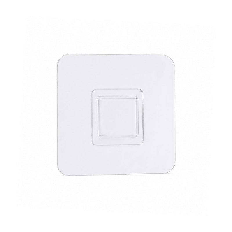 Elegant transparent hook holder design for wall mounting