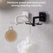 Daily use of waterproof adhesive wall hook for versatile hanging