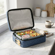 Travel gym use organizer bag with zip closure