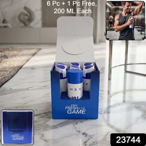 Pack of 6 Nex body spray deodorants with free 1 can