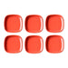 2394 Microwave Safe Quarter Plates  Square 6 Pcs, 