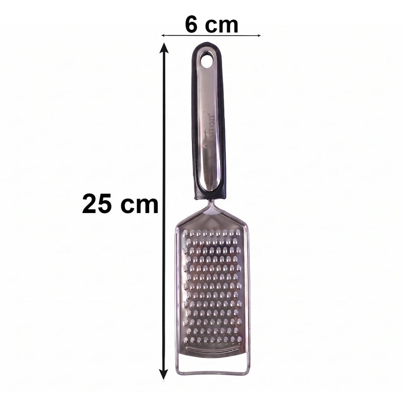 Size guide for stainless steel cheese grater