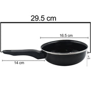 Top-down view of the durable non-stick fry pan, ready for your favourite recipes.
