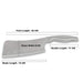 2547 Premium Stainless Steel Knives, Stainless Steel Handle Heavy Duty Blade (11 Inch) 