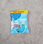 Multiple packs of Wonder Fresh Drain Cleaner Powder, 50g each, for home use.