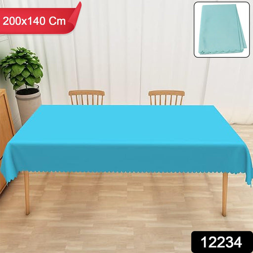 Close-up of waterproof reusable table cover fabric pattern