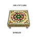 2122 Multipurpose Traditional Decorative Design Wooden Chowki/Bajot 