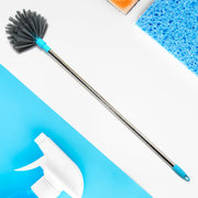 4021 Cobweb Brush With Stainless Steel Strong Long Extendable Handle for Dusting, Ceiling Cobweb Cleaning, Brush for Lights, Fans & Webs Cleaning for Home/Kitchen 