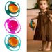 0617 Portable Non Spill Feeding Toddler Gyro Bowl 360 Degree Rotating Dish 