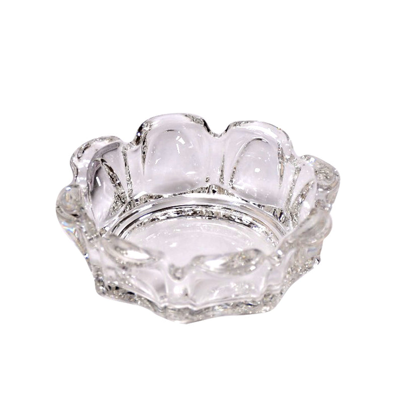 Stylish round tabletop ashtray for cigars and cigarettes, enhancing modern decor.