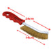 1568 Stainless Steel Wire Hand Brush Metal Cleaner Rust Paint Removing Tool 