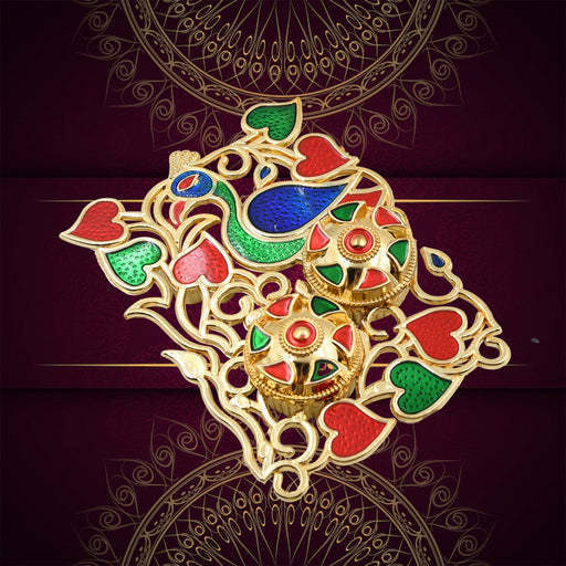 Traditional Raksha Bandhan Puja Thali Set, ideal for festive rituals and gifting.